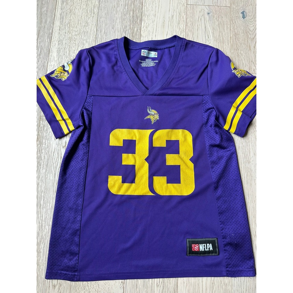 NFL Team Apparel Minnesota Vikings Dalvin Cook 33 Jersey Womens Small Purple